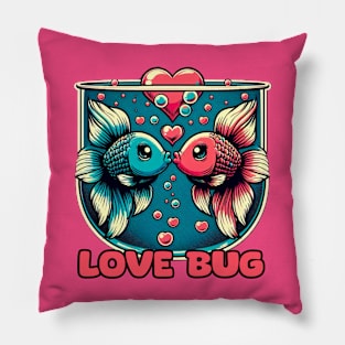 Valentine's Day Love bug xix Pillow