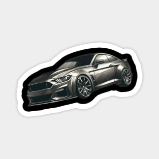 Sketch car Magnet