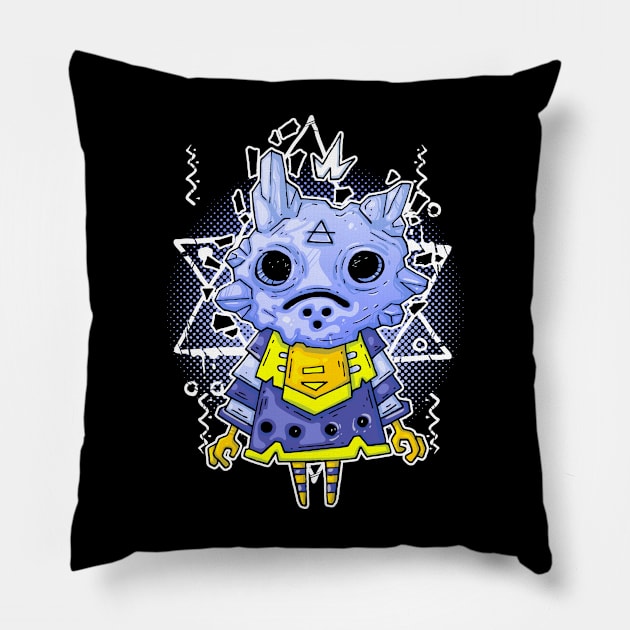 My Cute Monster Pillow by Original_Wicked