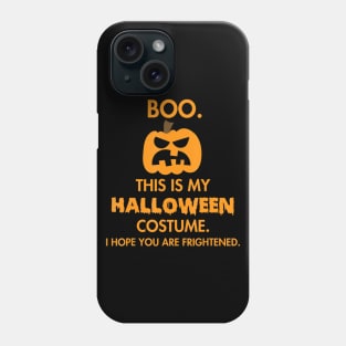 Boo Pumpkin Sarcastic Funny Halloween Costume Phone Case