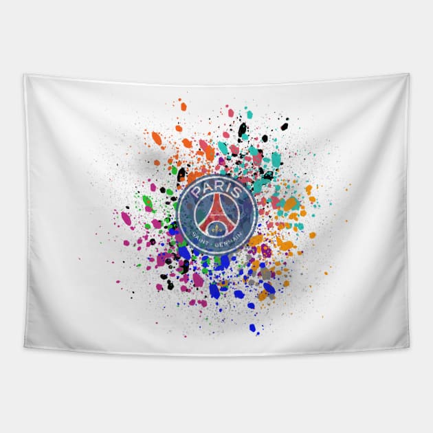 Watercolor PSG Tapestry by ivonlionard