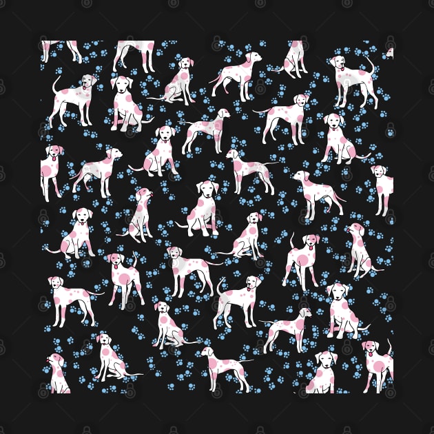 Dalmatians with pink! by Zodiart