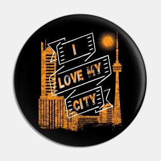 I Love My City Pin