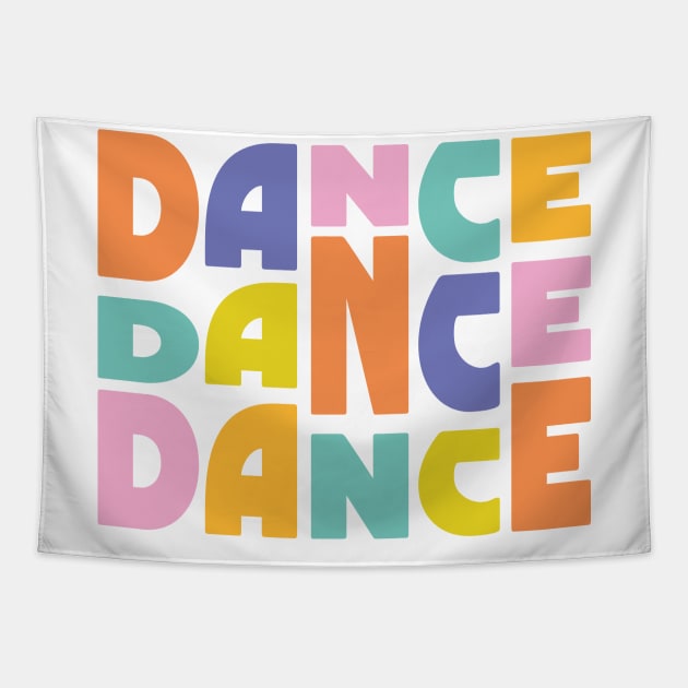 Dance Dance Tapestry by Elizabeth Olwen