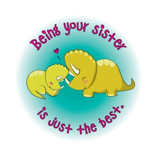 Sister Love, Dino Style T-Shirt