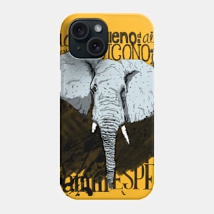 Elephant Typography Phone Case