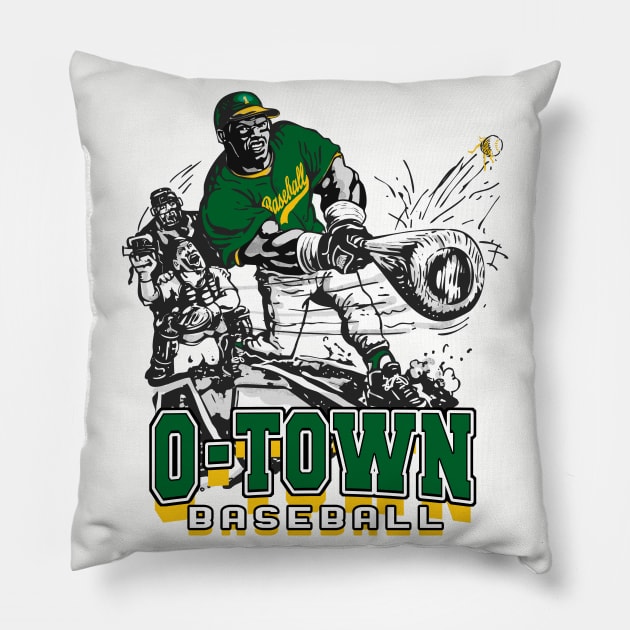 O Town Big Stick Baseball Pillow by MudgeSportswear