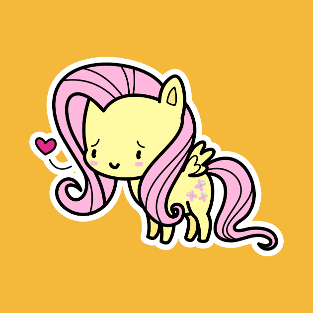 Fluttershy chibi by Drawirm