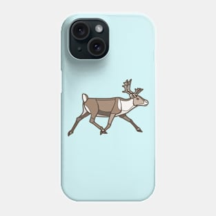 Geometric Reindeer / Caribou Phone Case