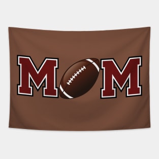 Football Mom Burgundy Tapestry