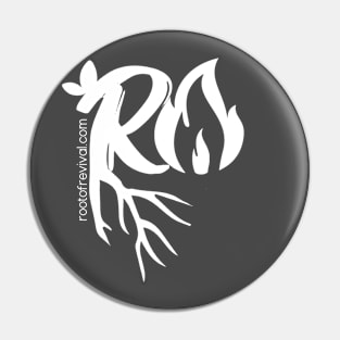 Root of Revival logo in white! Pin