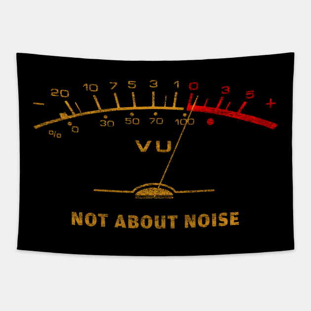 VU METER Noise Effect Tapestry by BukaGaPakeLibur