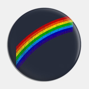 Rainbow In The Rain Pin