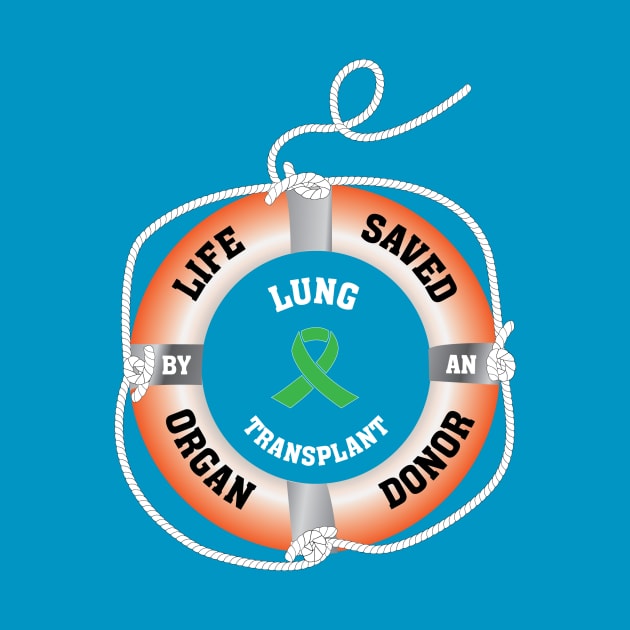 Life Saved by an Organ Donor Ring Buoy Lung by Wildey Design