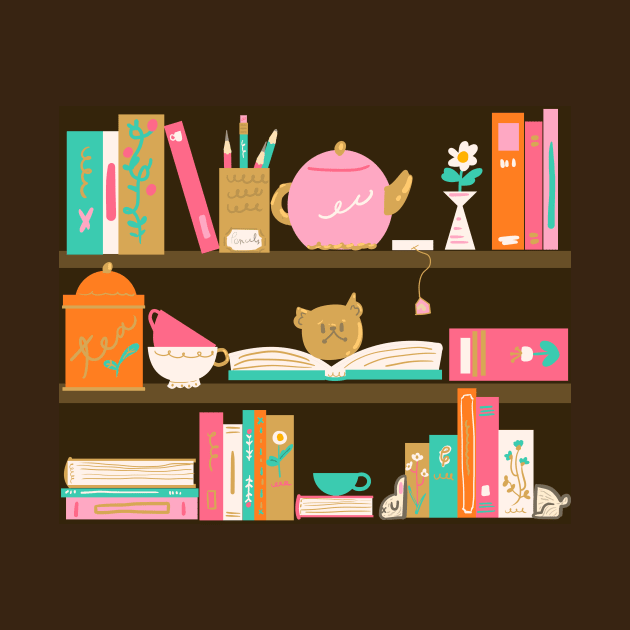 Tea and Books by Fluffymafi