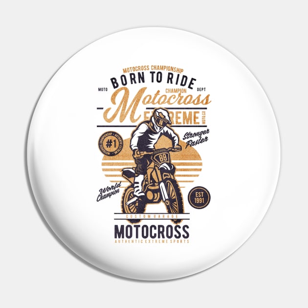 Motocross Extreme Pin by Tempe Gaul