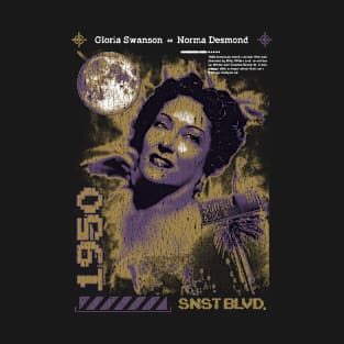 Vintage StreetWear norma desmond snst blvd T-Shirt