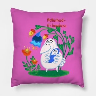 Motherhood it is happiness Pillow