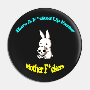 Evil Easter Bunny Pin