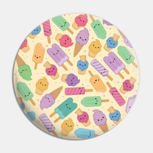 Ice Cream Pattern Pin