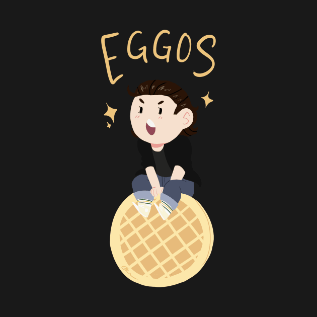 El Loves Eggos!! by audytherose