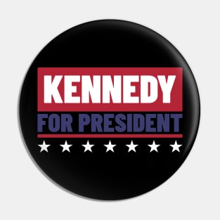 Kennedy For President v4 Pin