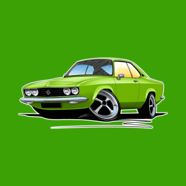 Opel Manta A Green by y30man5