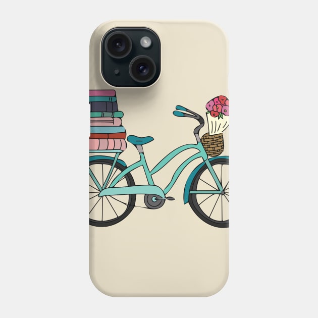 Bike of a Reader Phone Case by Nataliatcha23