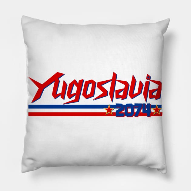 Yugoslavia 2074 Pillow by StuffByMe