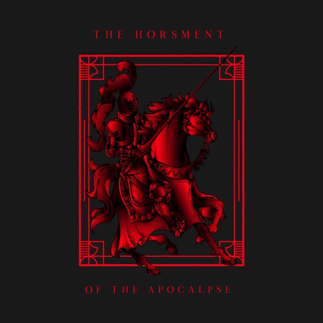 The horsement of the apocalipse by Vintage Oldschool Apparel 