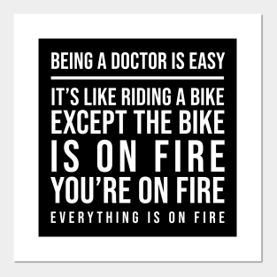 Funny Doctor Quotes Posters And Art Prints Teepublic 38 funny doctor jokes ranked in order of popularity and relevancy. teepublic