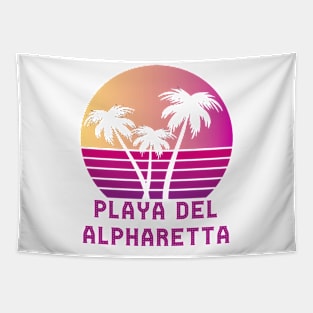 Playa Del Alpharetta GA Funny Alpharetta Georgia Design Tapestry