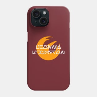 Phoenix Squadron Aurebesh light Phone Case