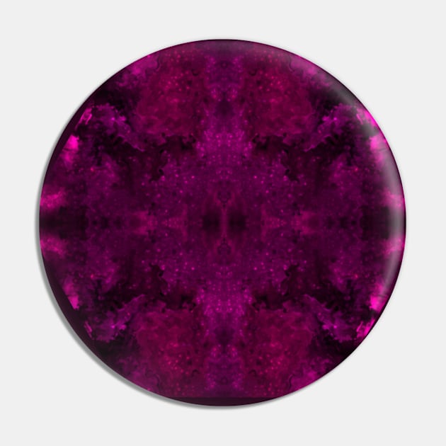 Pink/Black Ink Blot Pin by Designs_by_KC