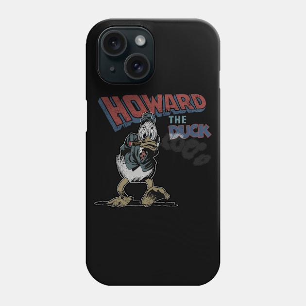 Howard the Duck, faded and distressed Phone Case by hauntedjack