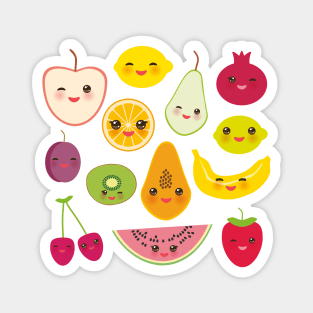 Cute Juicy Fruits Magnet