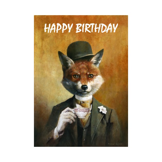 Happy Birthday Vintage Fox by mictomart
