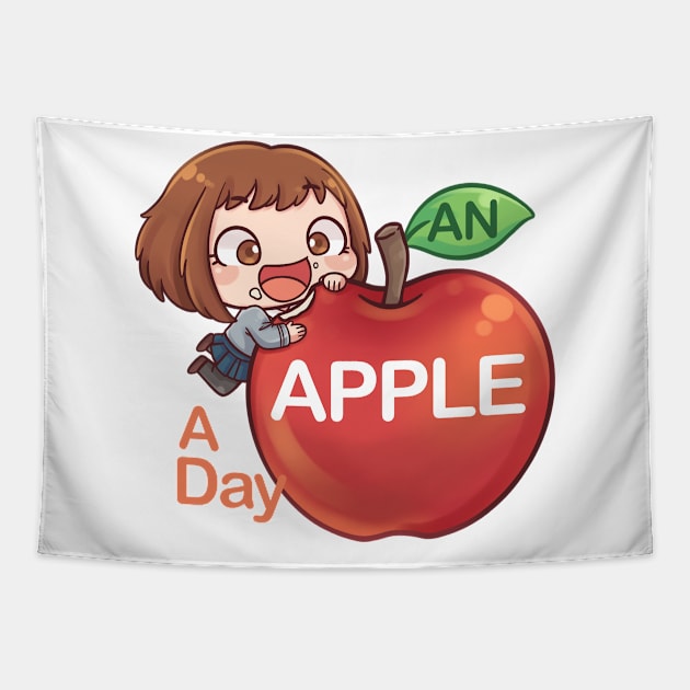 ochako uraraka Tapestry by BiillustrationID