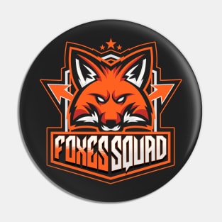 Foxes Squad Pin