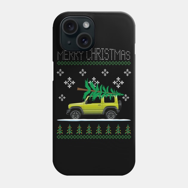 Jimny Christmas Phone Case by HSDESIGNS