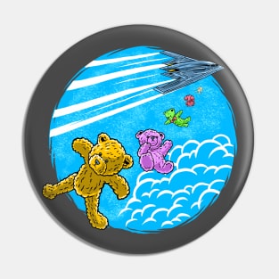 Teddy Bear Stealth Bomber B-2 Spirit Plane Version 3 Pin