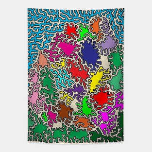 Dancing Amoebas Tapestry