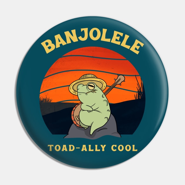 Banjolele, Toadally Cool Pin by DeliriousSteve