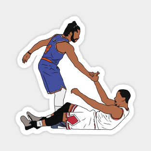 Derrick Rose Helps Himself Up (New York) Magnet