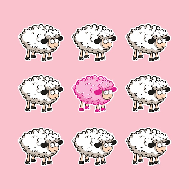 The Pink Sheep by sirwatson