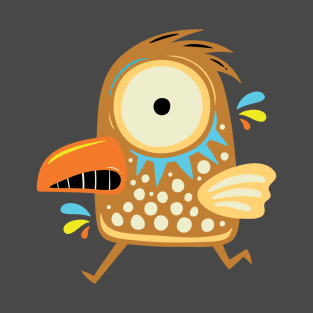 Stressed Alien Chuck Chicken T-Shirt