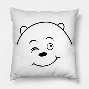 Cutest overload grizzly Pillow