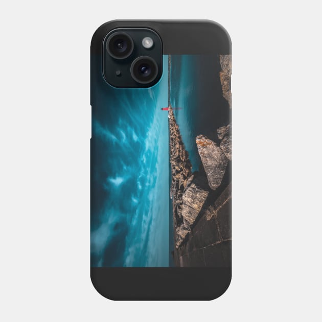 Manistique East Breakwater Light Phone Case by ElevatedCT