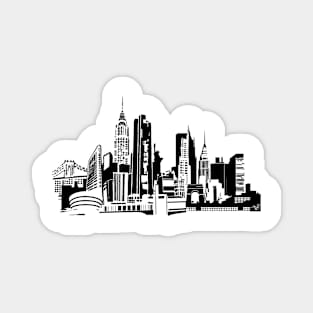 NYC Landmarks by Tai's Tees Magnet