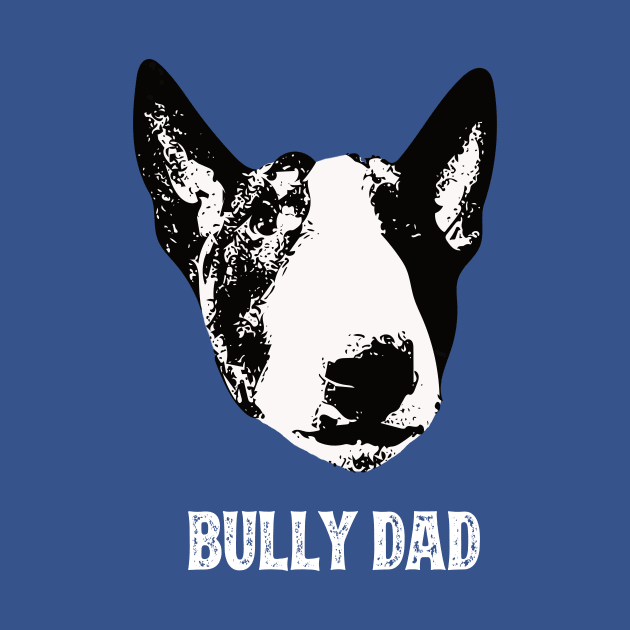 Bull Terrier Dad by DoggyStyles